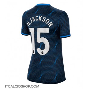 Chelsea Nicolas Jackson #15 Seconda Maglia Femmina 2023-24 Manica Corta